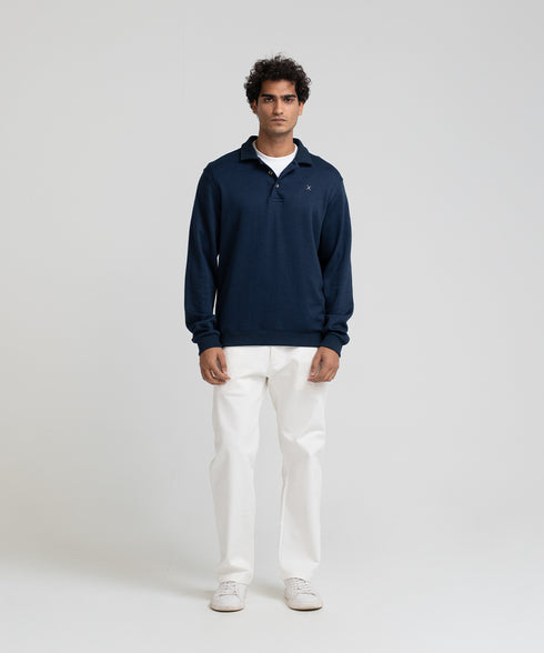 Men's Spacer Collared Sweatshirt